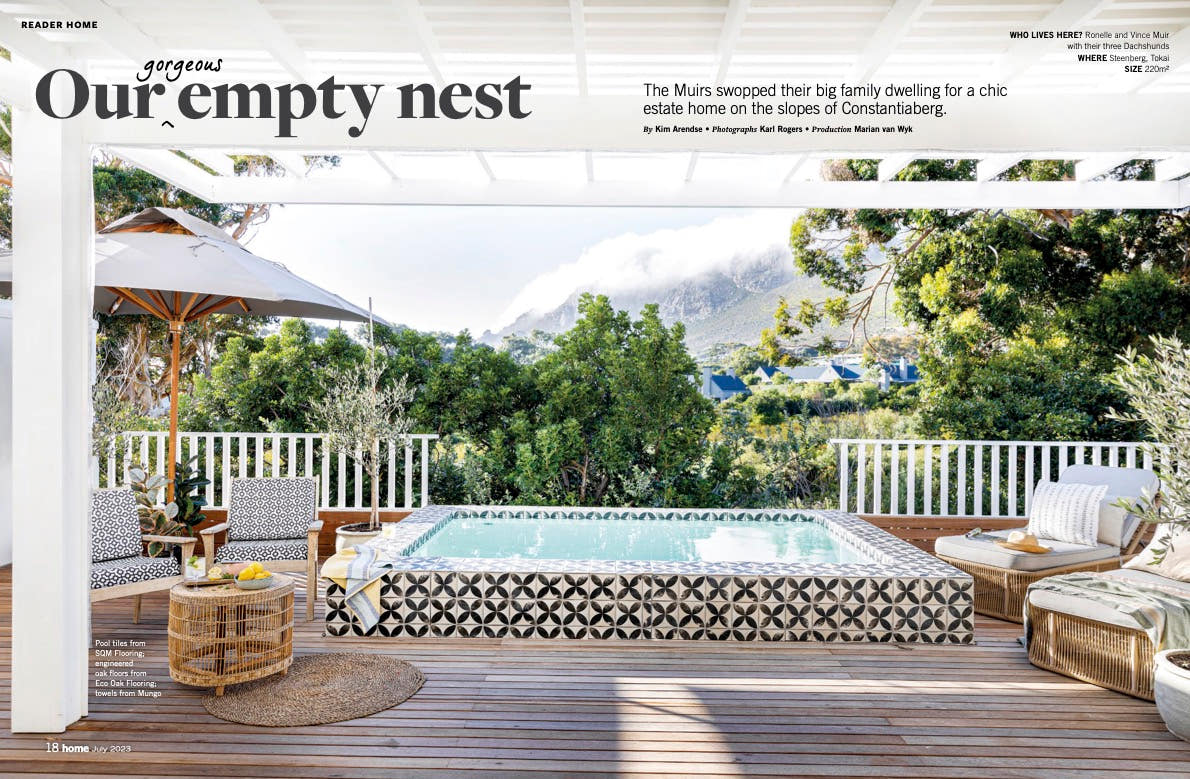 Vince and Ronelle's new-build home in Cape Town, featured in Home / Tuis