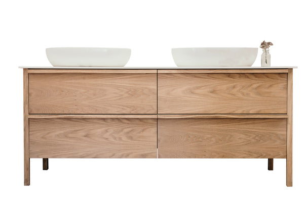 The Wiltshire Double Oak Vanity