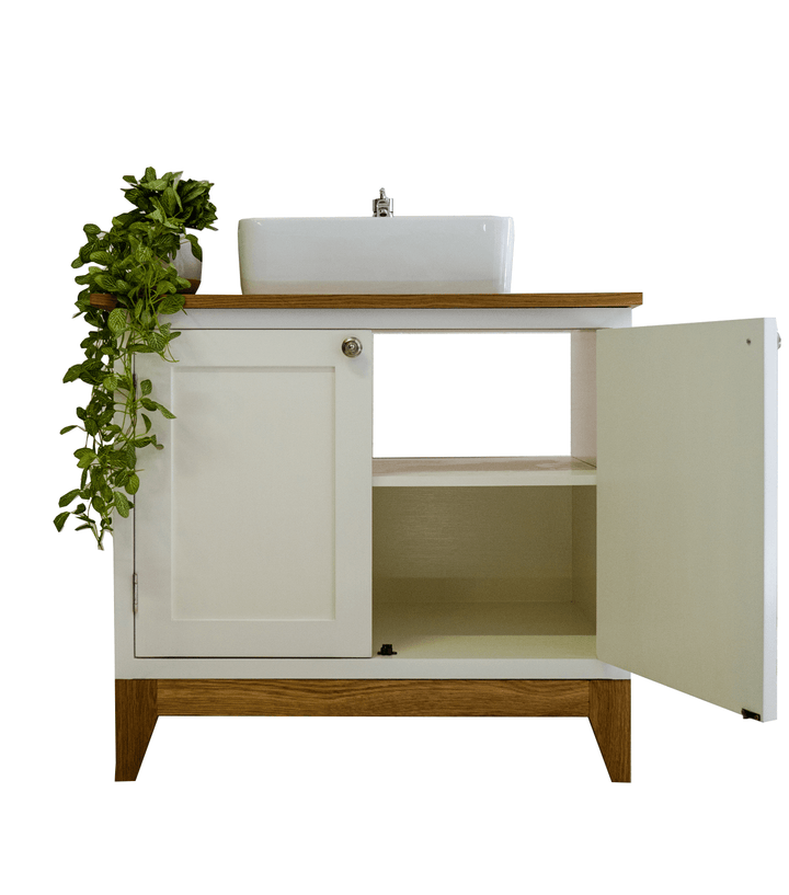 The Nordic Single Vanity - Redstone projects t/a Holly Wood Kitchens and Furniture