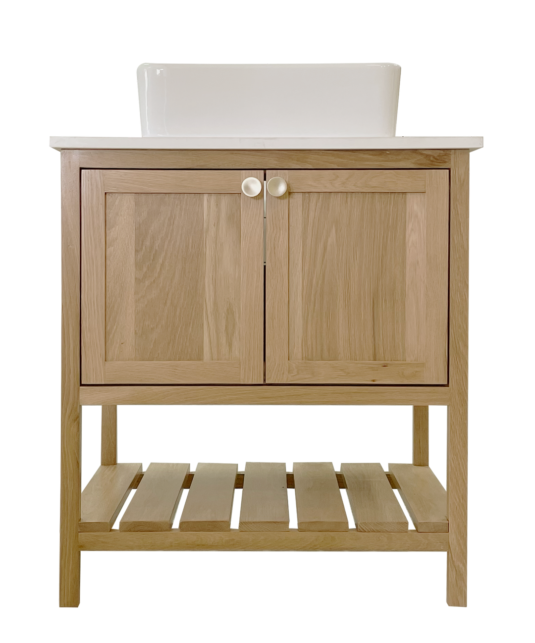 The Classic Shaker Oak Single Vanity