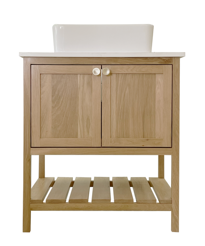 The Classic Shaker Oak Single Vanity