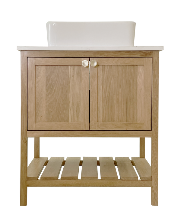 The Classic Shaker Oak Single Vanity