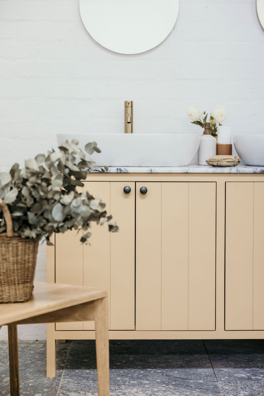 Wooden Vanity with basin
