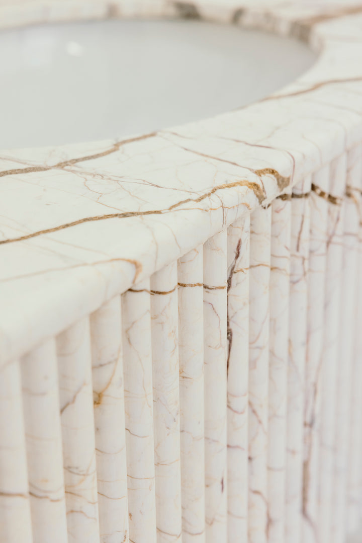 The Solis Mono – Single Marble Vanity