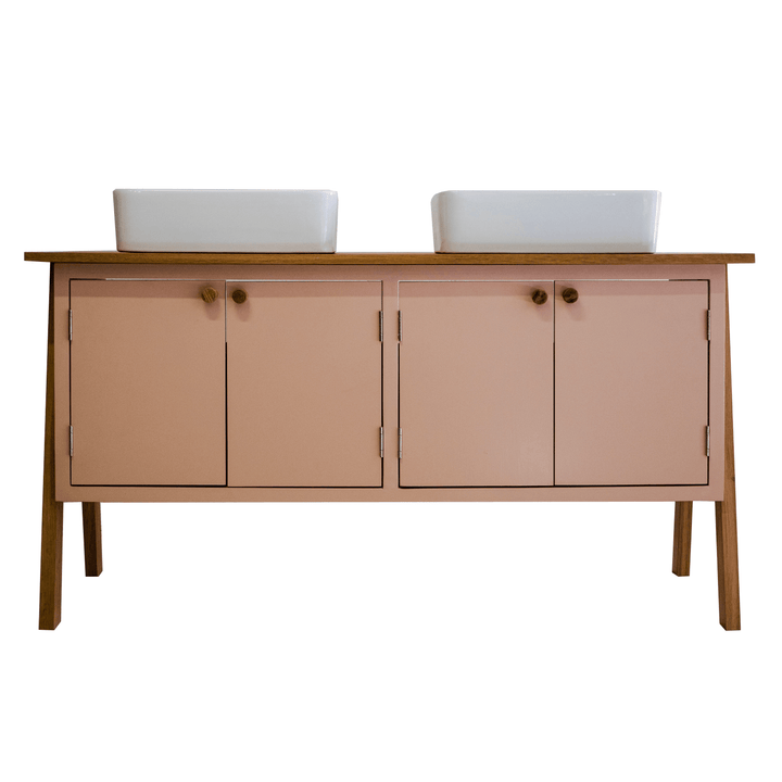 The Danish Double Vanity - Redstone projects t/a Holly Wood Kitchens and Furniture