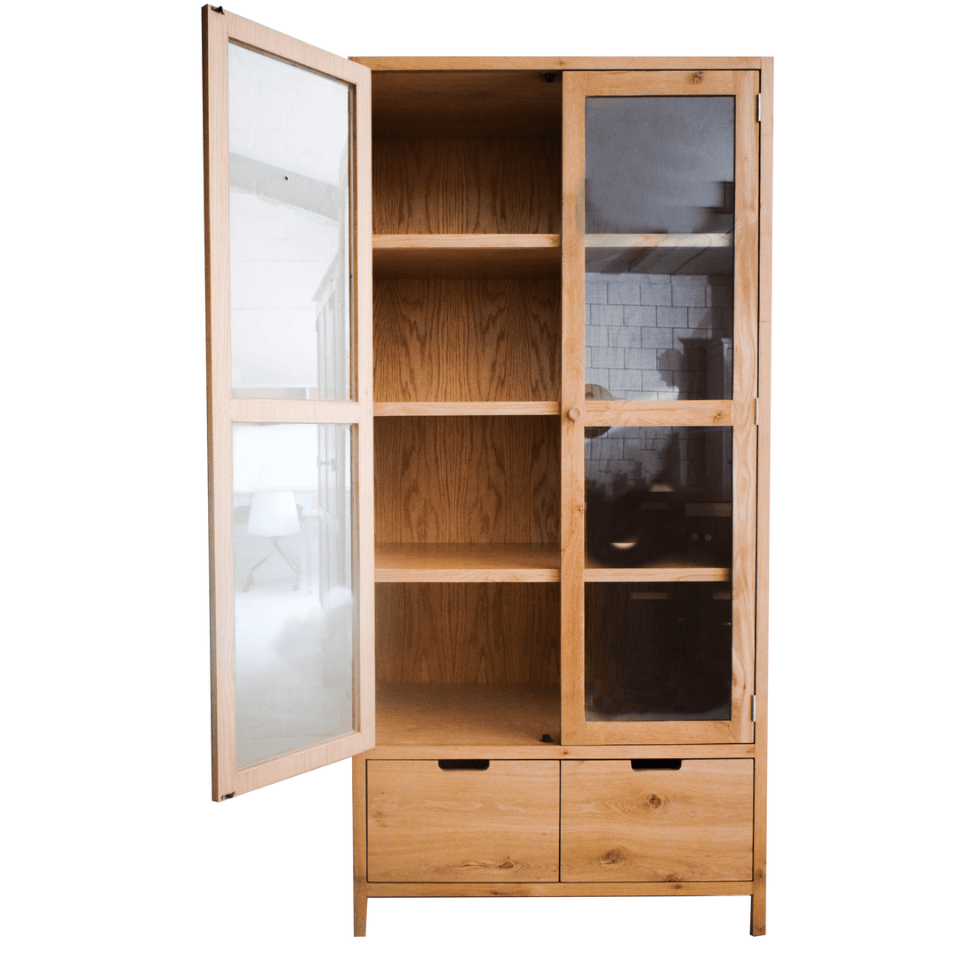 The Scandi Oak Display Cupboard - Redstone projects t/a Holly Wood Kitchens and Furniture